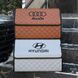 Органайзер у багажник з вишивкою Audi, коньячний, 50 см, автомобільний органайзер в авто ORG50-AUDI-01 фото 7