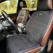 Накидки на сидіння MONACO, CarFashion, чорний/синій, передній ряд MONACO-21815 фото 10
