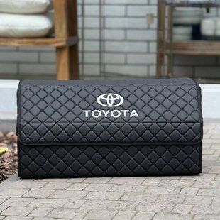 Органайзер в багажник на магните с вышивкой Toyota, черный, 65 см, автомобильный органайзер в авто MP02465 фото