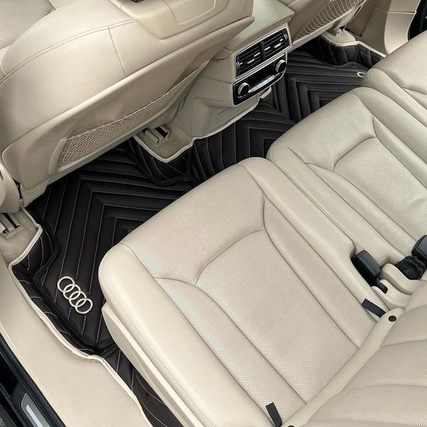 Коврики в машину с экокожи Audi в салон, черный H00021453 фото