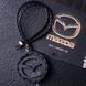 Ароматизатор в машину MAZDA з темного дерева, подарунок чоловікові AR-MAZDA-084 фото 1