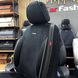 Авточехлы на сиденья SHEVRON, CarFashion, передний ряд, черный/серый 200041128 фото 4