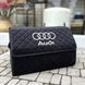 Органайзер у багажник з вишивкою Audi, чорний, 50 см, автомобільний органайзер в авто 000006815 фото 2