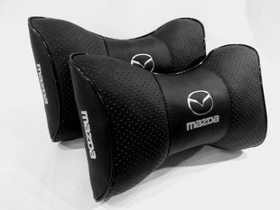 Подушка в машину на подголовник MAZDA (Мазда), черный, 1 шт ORTG-MAZDA-BLK фото