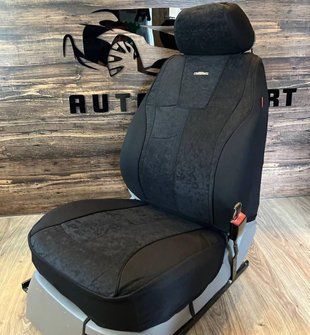 Авточохли на сидіння RECORD, CarFashion, комплект, чорний RECORD-10062 фото