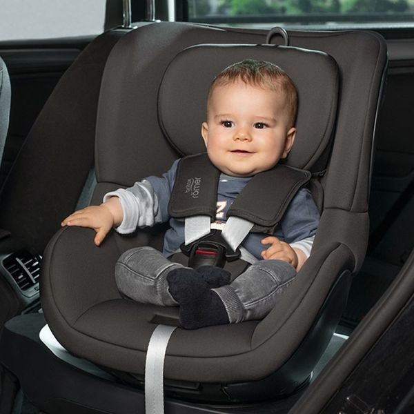 Автокрiсло для дітей Britax R&ouml;mer Dualfix M Plus (Midnight Grey) дитяче автомобільне крісло 2000036889 фото