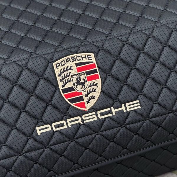 Органайзер в багажник на магните с логотипом Porsche из экокожи, 65 см, автомобильный органайзер 200041399 фото