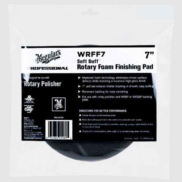 Роторный полировальный круг финишный, Rotary Foam Finishing Pad, Meguiar's, 17.8 см WRFF7 фото
