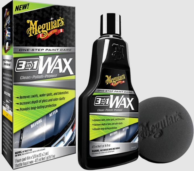 Воск очищающий, Wax 3-in-1, Meguiar's, 473 мл G191016 фото