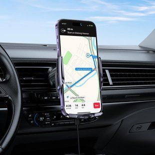 Автомобільний утримувач з бездротовою зарядкою HOCO CA202 Plus 000007397 фото