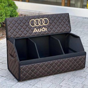 Органайзер в багажник Audi, 65 см, шоколадный, автомобильный органайзер в багажник 000007184 фото