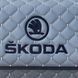 Органайзер у багажник з вишивкою Skoda, графіт, 50 см, автомобільний органайзер в авто 000007346 фото 4