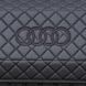 Органайзер в багажник на магните с логотипом Audi из экокожи, черный, 80 см, складной органайзер в багажник 200041447 фото 3