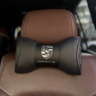 Подушка в машину на подголовник PORSCHE (Порше), черный, 1 шт ORTG-PORSCHE-BLK фото