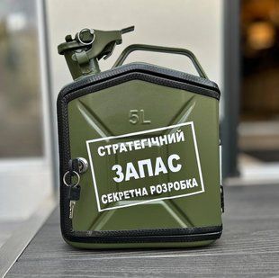 Канистра бар 5л, оригинальные подарки, мини-бары ручной работы K5-GRE-M-15 фото