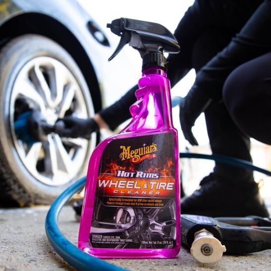 Очиститель для дисков и шин, Hot Rims Wheel & Tire Cleaner, Meguiar's, 709 мл G9524 фото
