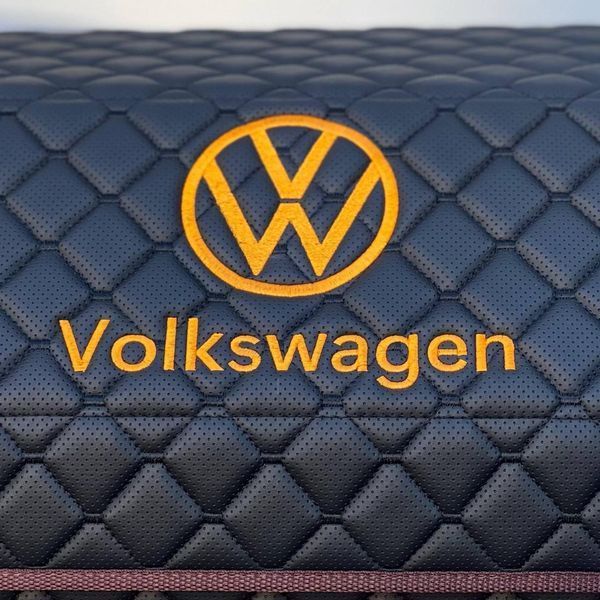 Органайзер у багажник на магніті з вишивкою Volkswagen, чорний, 80 см, автомобільний органайзер в авто MP02554 фото