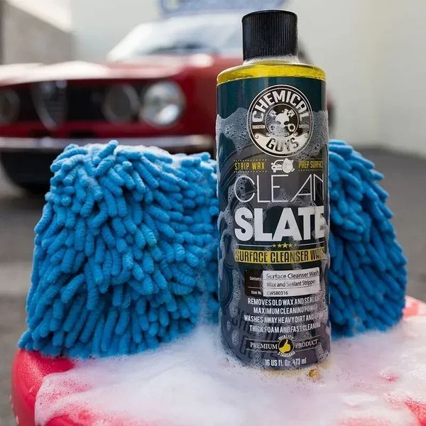 Автошампунь для глубокой очистки поверхности и удаления воска Clean slate Wax stripping wash, Chemical Guys, 473 мл CWS803_16 фото