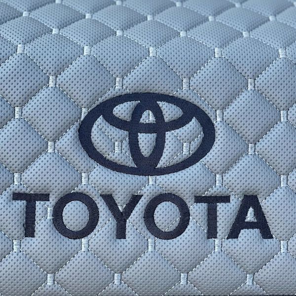 Органайзер у багажник з вишивкою Toyota, графіт, 50 см, автомобільний органайзер в авто 000007345 фото