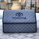 Органайзер у багажник з вишивкою Toyota, графіт, 50 см, автомобільний органайзер в авто 000007345 фото 1