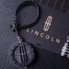 Ароматизатор в машину LINCOLN з темного дерева, подарунок чоловікові AR-LINCOLN-078 фото 1