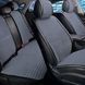 Накидки на сиденья авто MONACO, CarFashion, темносерый/черный, комплект KMON10 фото 1