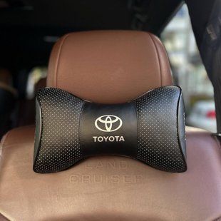 Подушка в машину на подголовник TOYOTA (Тойота), черный, 1 шт ORTG-TOYOTA-BLK фото