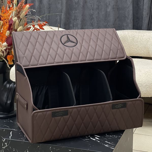 Сумка - органайзер в багажник на магніті Premium Diamond з вишивкою логотипу Mercedes, розмір L 65 см 200041181 фото