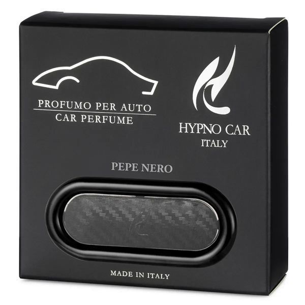 Ароматизатор в авто, карбоновая клипса Hypno Casa, аромат - PEPE NERO 210405 фото