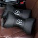 Подушка в машину на подголовник TOYOTA (Тойота), черный, 1 шт ORTG-TOYOTA-BLK фото 3