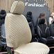 Накидки на сидіння SOTA, CarFashion, передній ряд, бежевий/бежевий 000007493 фото 2