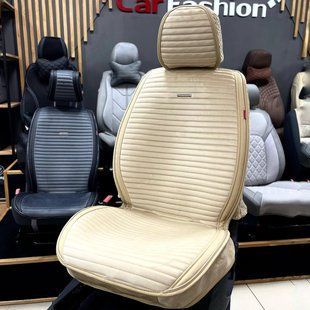 Накидки на сиденья авто MONACO FULL FRONT, CarFashion, бежевый, передний ряд 200041150 фото
