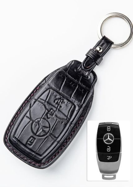 Шкіряний чохол для ключа MERCEDES (Мерседес) зі шкіри крокодила TM-897 TM-897-MR22 фото