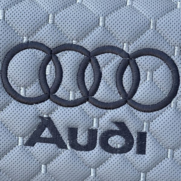 Органайзер в багажник з вишивкою Audi, графіт, 50 см, автомобільний органайзер в авто 000007342 фото