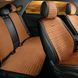 Накидки на сидіння MONACO, CarFashion, коньячний/чорний, комплект KMON03 фото 2