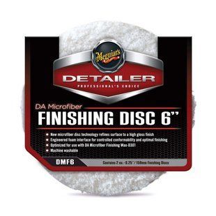 Микрофибровый финишный круг, DA Microfiber Finishing Disc, Meguiar's, 15 см, 2 шт DMF6 фото
