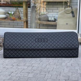 Органайзер в багажник с вышивкой Audi, черный, 100 см, автомобильный органайзер в авто 00021494 фото