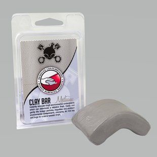 Глина синтетична для видалення средні та тяжких забруднень Medium duty clay bar, серая, Chemical Guys, 100 г CLY402 фото