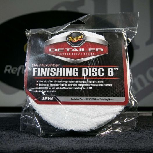 Мікрофібровий фінішний круг, DA Microfiber Finishing Disc, Meguiar's, 15 см, 2 шт DMF6 фото