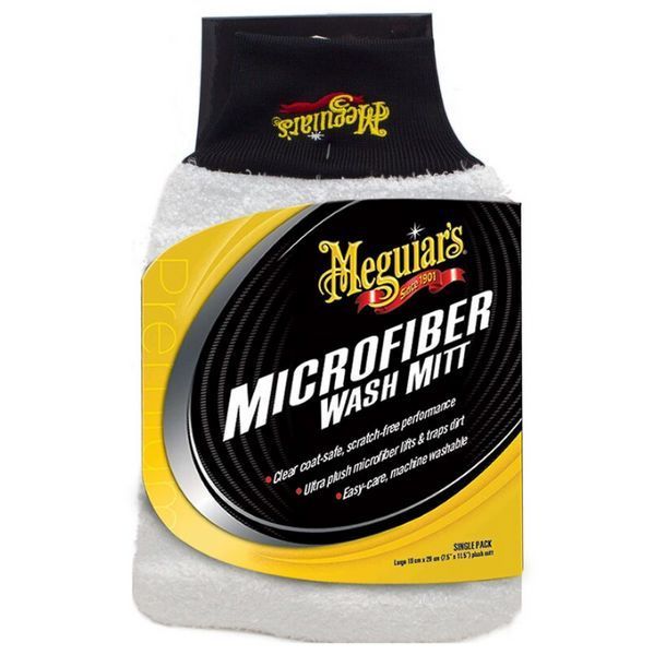Рукавичка з мікрофібри для миття, Microfiber Wash Mitt, 19х29 см, Meguiar's X3002EU фото