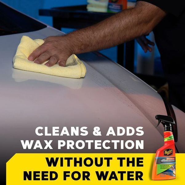Средство для сухой мойки с гибридно-керамическим воском, Waterless Wash &Wax, Meguiar's, 710 мл G251024 фото