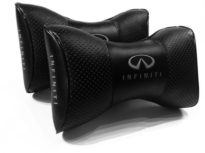 Подушка в машину на подголовник INFINITI (Инфинити), черный, 1 шт ORTG-INFINITY-BLK фото