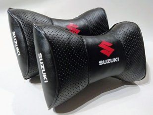 Подушка в машину на подголовник SUZUKI (Сузуки), черный, 1 шт ORTG-SUZUKI-BLK фото