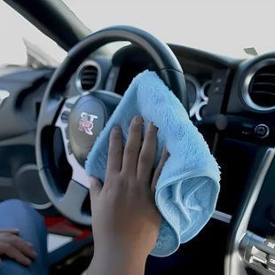 Полотенце из микрофибры, Chubby Supra Microfiber Towel, голубое, Chemical Guys MIC301 фото