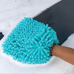 Перчатка из микрофибры для мойки, Big Noodle Supersized Car Wash Mitt, бирюзовая, Chemical Guys MIC513 фото