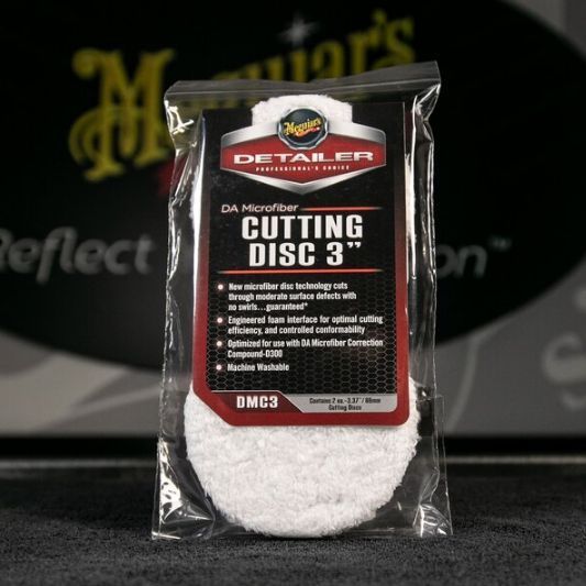 Мікрофібровий ріжучий диск, DA Microfiber Cutting Disc, Meguiar's, 8,6 см, 2 шт DMC3 фото