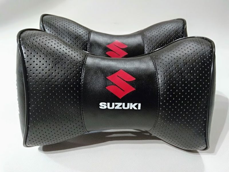 Подушка в машину на подголовник SUZUKI (Сузуки), черный, 1 шт ORTG-SUZUKI-BLK фото