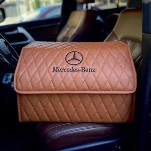 Органайзер в багажник авто Premium Timeless с логотипом Mercedes, размер М 50 см 200042295 фото