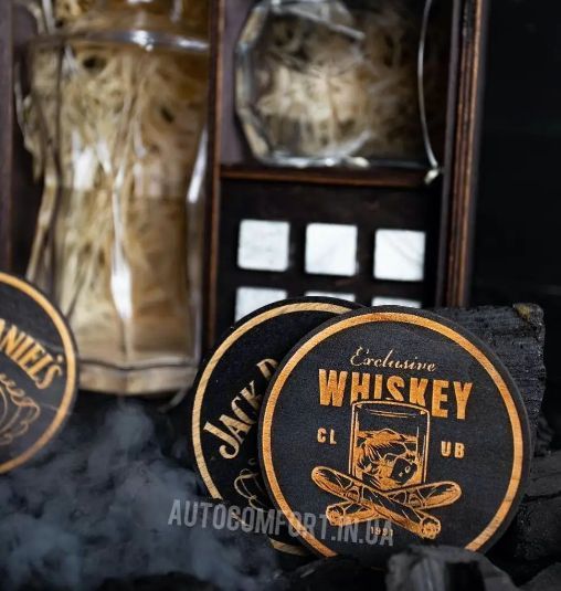 Подарочный набор для виски с декантером и стаканами ручной работы Jack Daniels 09000005418 фото