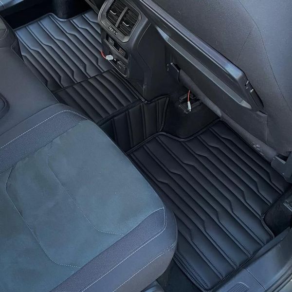 Коврики в машину с экокожи Land Cruiser в салон, черный H00021461 фото